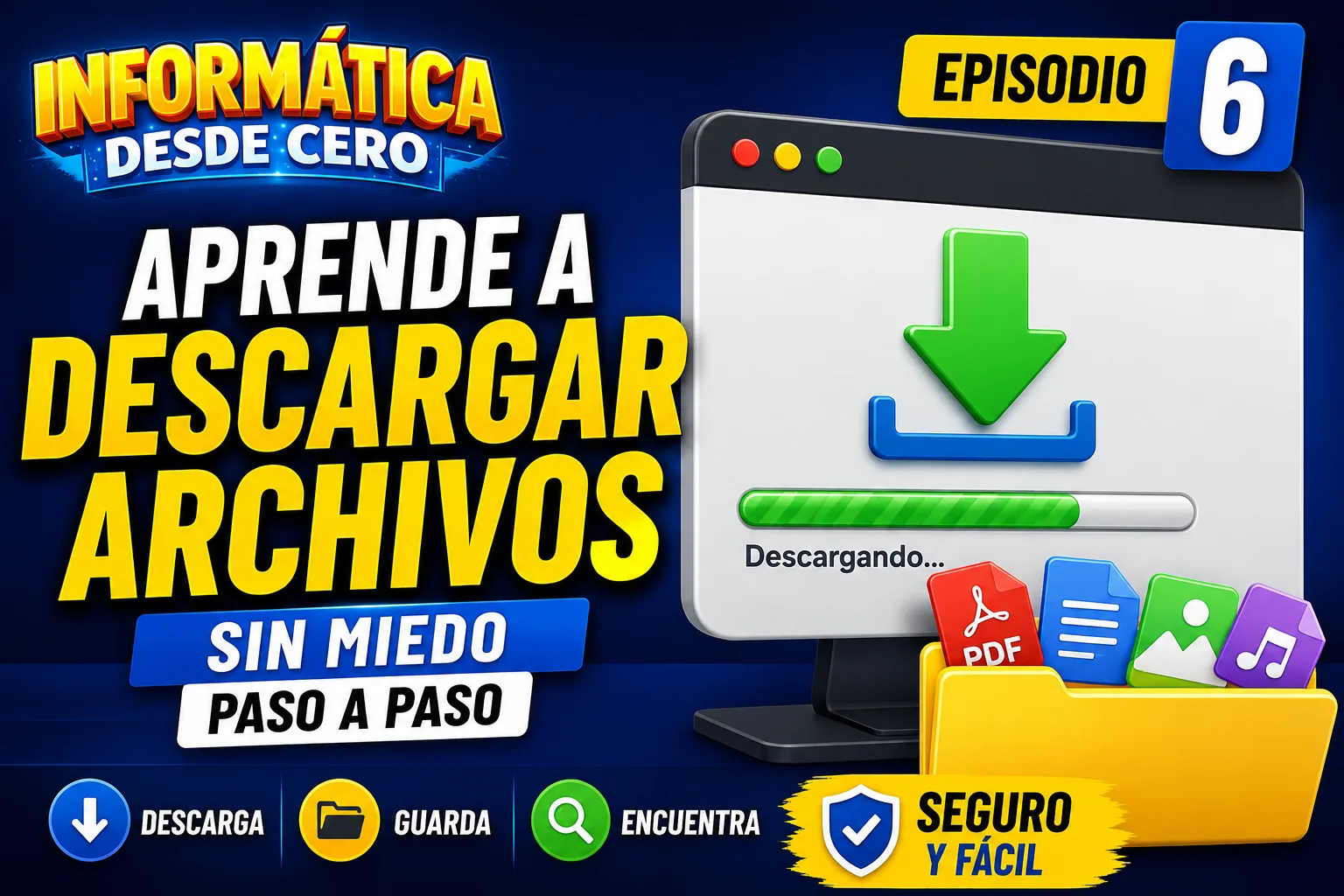Miniatura de Cómo descargar archivos de internet (Episodio 6)